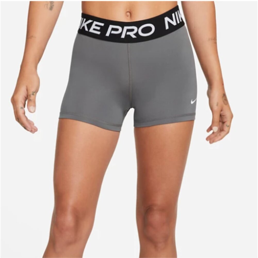 Nike Pro Women's Gray Athletic Shorts Size Large